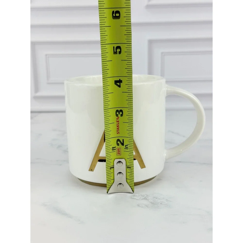 Williams Sonoma Gold Monogram Mug Letter 